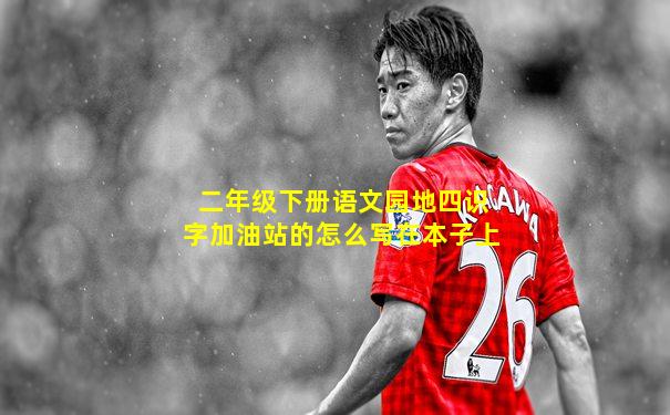 二年级下册语文园地四识字加油站的怎么写在本子上