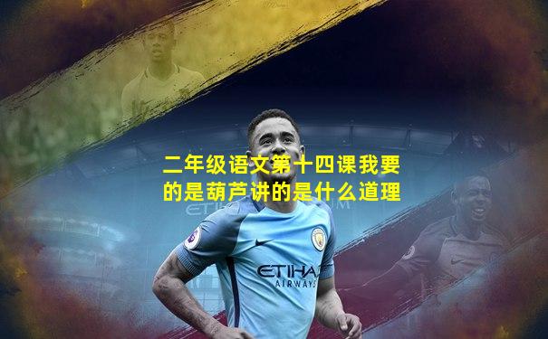 二年级语文第十四课我要的是葫芦讲的是什么道理