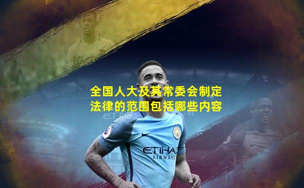 全国人大及其常委会制定法律的范围包括哪些内容