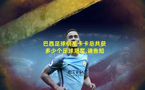 巴西足球明星卡卡总共获多少个足球冠军,请告知
