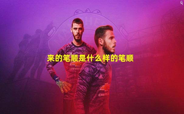 来的笔顺是什么样的笔顺