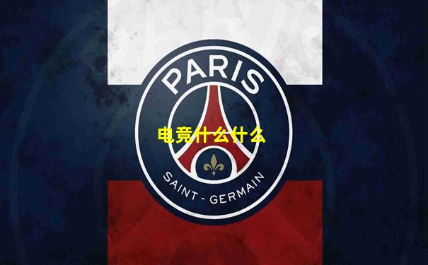电竞什么什么